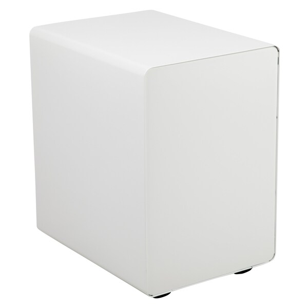 Flash Furniture 3 Drawer Filing Cabinet, White - HZ-AP535-01-W-GG