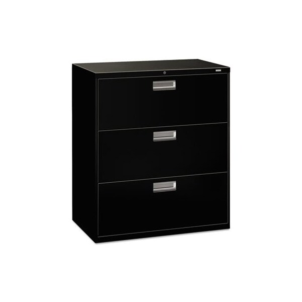 Hon FILE, LAT, 3DWR, W/LK, 36in, BK - 683LP