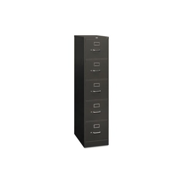 Hon HON, 310 SERIES FIVE-DRAWER FULL-SUSPENSION FILE, LETTER, 15W X 26.5D X 60H, CHARCOAL - 315PS