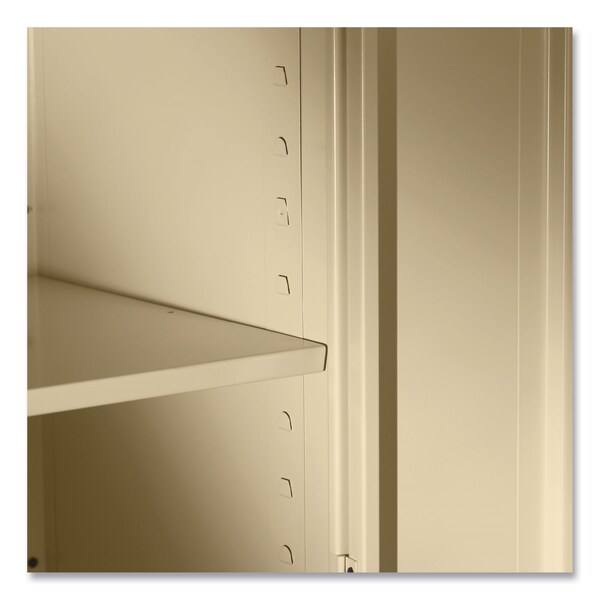 Tennsco Heavy Gauge Steel Deluxe Storage Cabinet, 36 in W, 78" H - 1870BK
