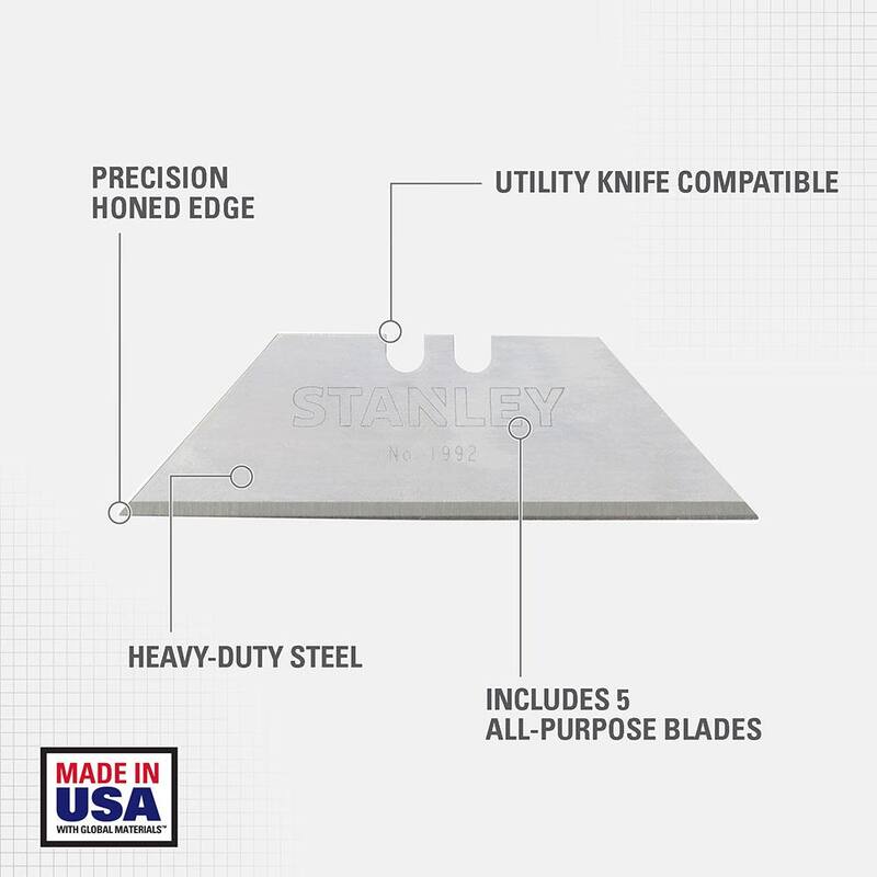 Stanley Heavy-Duty Blades (5-Pack) - 11-921