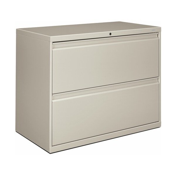 Hon HON 882LQ, 800 SERIES TWO-DRAWER LATERAL FILE, 36W X 18D X 28H, LIGHT GRAY - HON882LQ