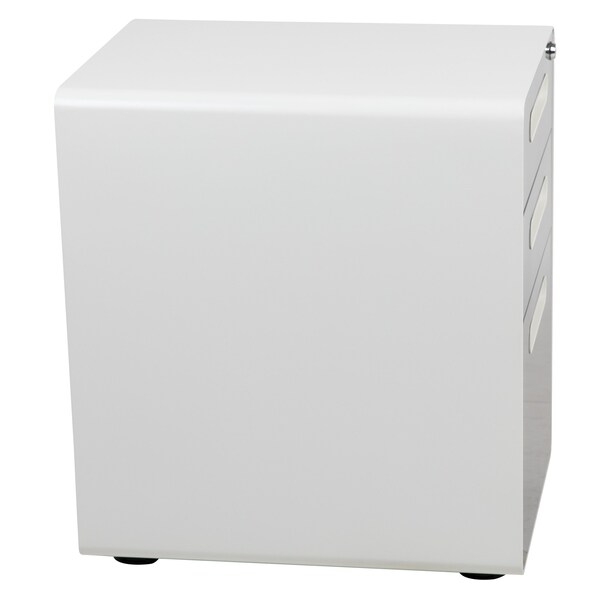 Flash Furniture Filing Cabinet, White/Charcoal - HZ-AP535-02-DGY-WH-GG