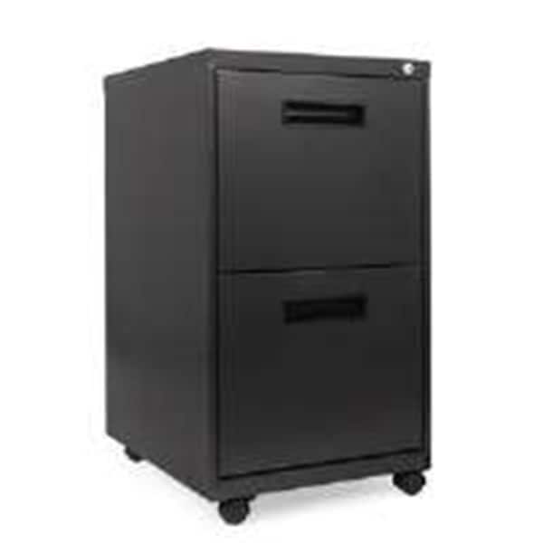 Fine-Line ALEPA542820CH Two Drawer Mobile Pedestal File Charcoal - FI3246408