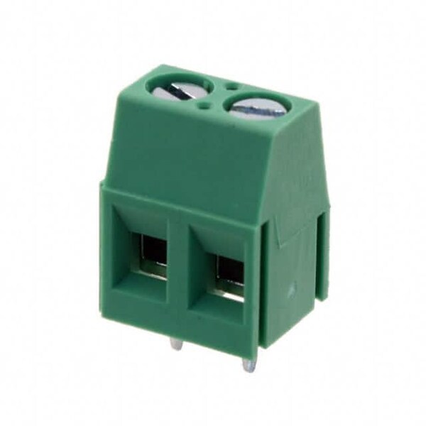 Fci Fixed Terminal Blocks Vi-5.08-2P Green   - Zinc Contact With Bright Tin Plated B/M Clamp With Ni - VI02215200J0G