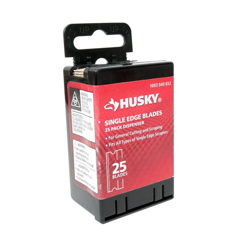 Husky Single Edge Blades (25-Piece) - 84-0144-0000