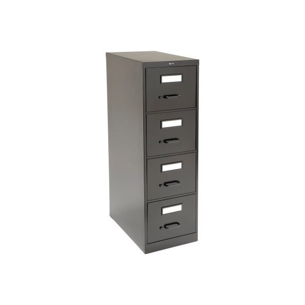 Gec Global Vertical File Legal Size 4 Drawer 25"D, Black - 25-451BLK