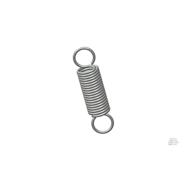 Approved Vendor Extension Spring, O=1.000, L= 4.00, W= .115 - G709967700