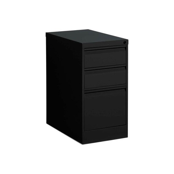 Gec Global 1900 Series Freestanding Box/Box/File Pedestal 15"W x 22-5/8"D x 27-5/8"H Black - 19FP23BBF-BLK