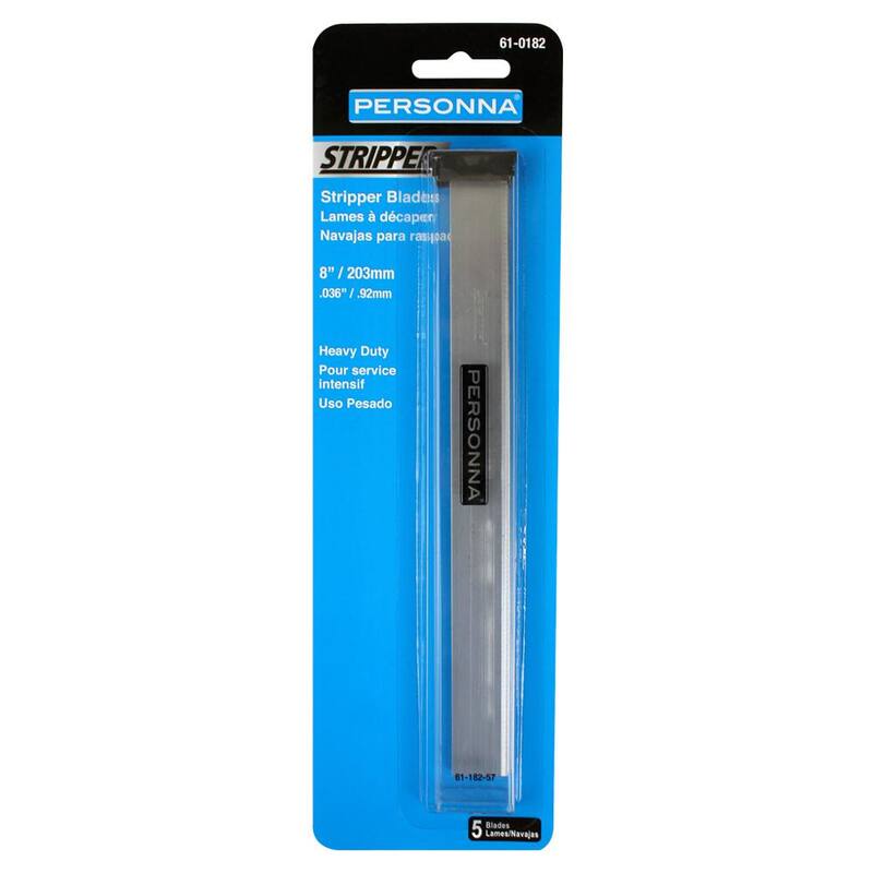 Personna Heavy-Duty 8 in. Stripper Blades (5-Pack) - 61-0182-EACH