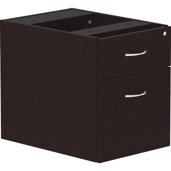 Lorell Pedestal, Hanging, Laminate, B/F, 16"x22"x21", Espresso - LLR18222