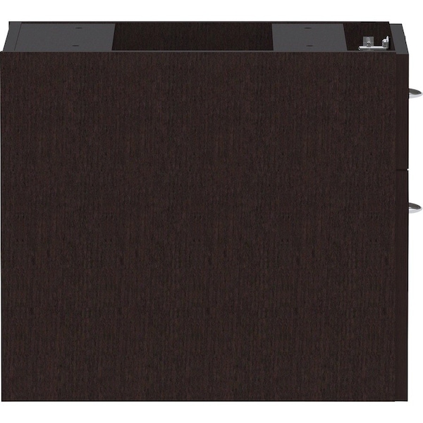 Lorell Pedestal, Hanging, Laminate, B/F, 16"x22"x21", Espresso - LLR18222