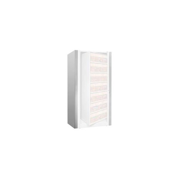 Datum Filing Systems Rotary File Cabinet Components, Letter End Panel Kit, 7-High, Light Gray - XLT-7E-T47