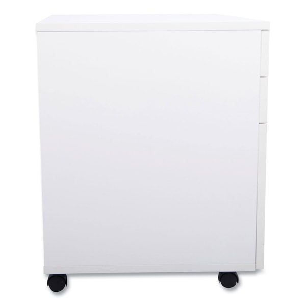 Union & Scale Essentials Mobile Pedestal File, Left or Right, 3-Drawers: Box/Box/File, Legal/Letter, White - UN56980-CC