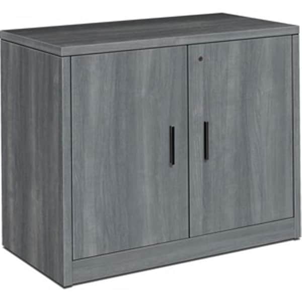 The Hon Co 36 in. 10500 Series Sterling Ash Laminate Desking Storage Cabinet - HON105291LS1