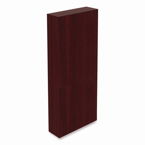 Alera Valencia Series Square Corner Bookcase, SevenShelf, 3563w x 1181d x 8386h, Mahogany - ALEVA78436MY