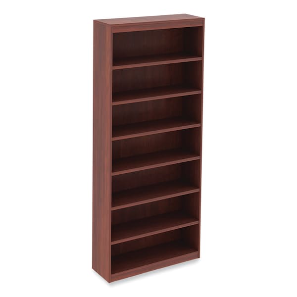 Alera Valencia Series Square Corner Bookcase SevenShelf 3563w x 1181d x 8386h Cherry - ALEVA78436MC