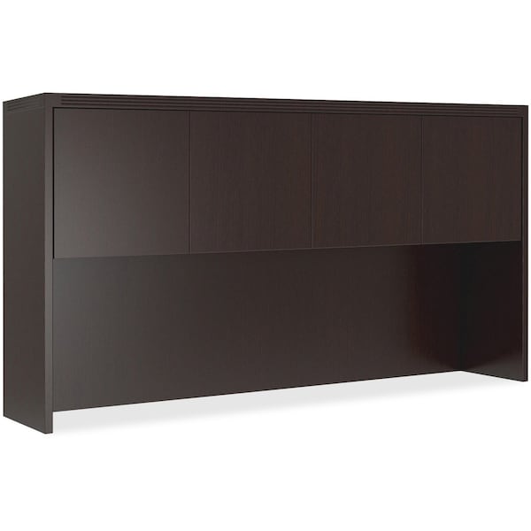 Mayline Aberdeen Wood Door Hutch, Mocha, 72"x15" - AHW72LDC