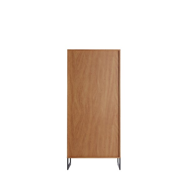 Manhattan Comfort Lexington 59.72 Bookcase with 4 Shelves in Maple Cream - 72551
