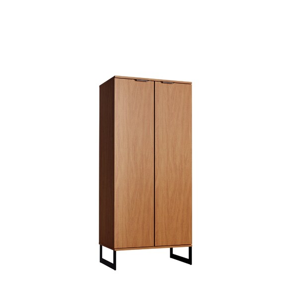 Manhattan Comfort Lexington 59.72 Bookcase with 4 Shelves in Maple Cream - 72551