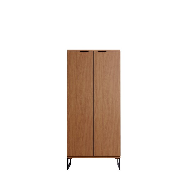 Manhattan Comfort Lexington 59.72 Bookcase with 4 Shelves in Maple Cream - 72551