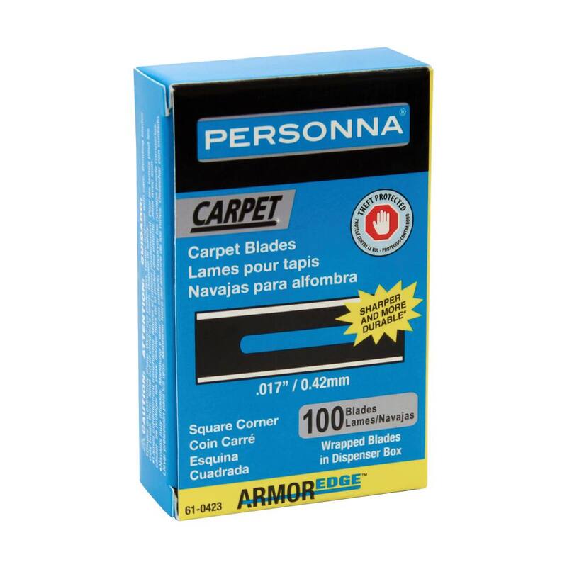 Personna 1/8 in. Carpet Blades (100-Count) - 61-0423-0000