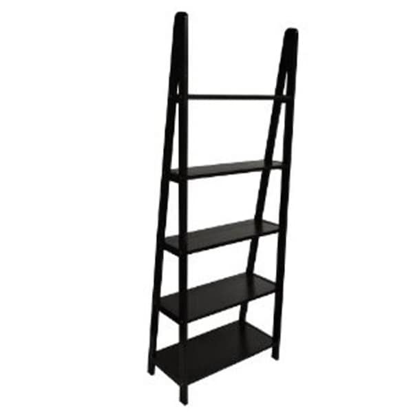 Yu Shan Co Usa Yu Shan CO USA Ltd 176-53 5 shelf ladder bookcase  Espresso - 176-53