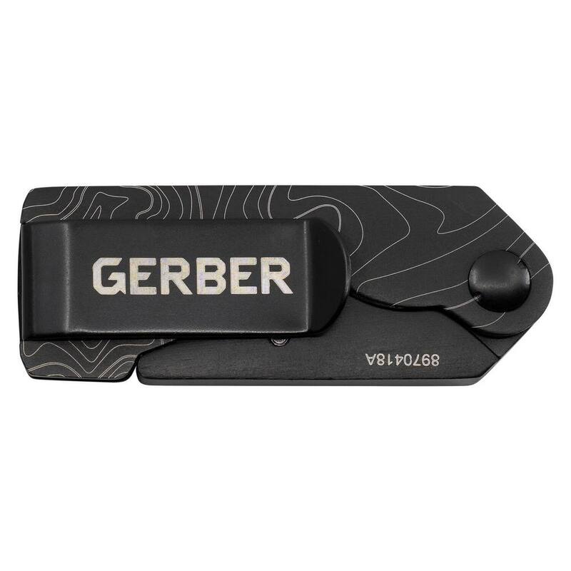 Gerber E.A.B. Stainless Steel Compact Utility Knife in Black Topo - 1074888