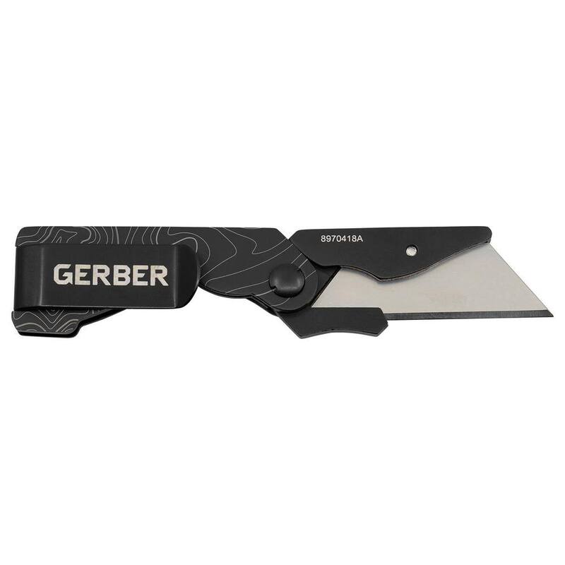 Gerber E.A.B. Stainless Steel Compact Utility Knife in Black Topo - 1074888