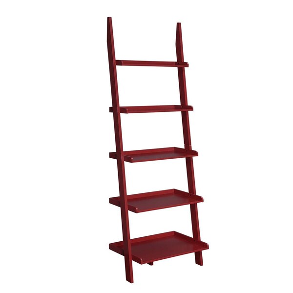 Convenience Concepts American Heritage Bookshelf Ladder - 25 x 15.75 x 72 in. - HI2540150