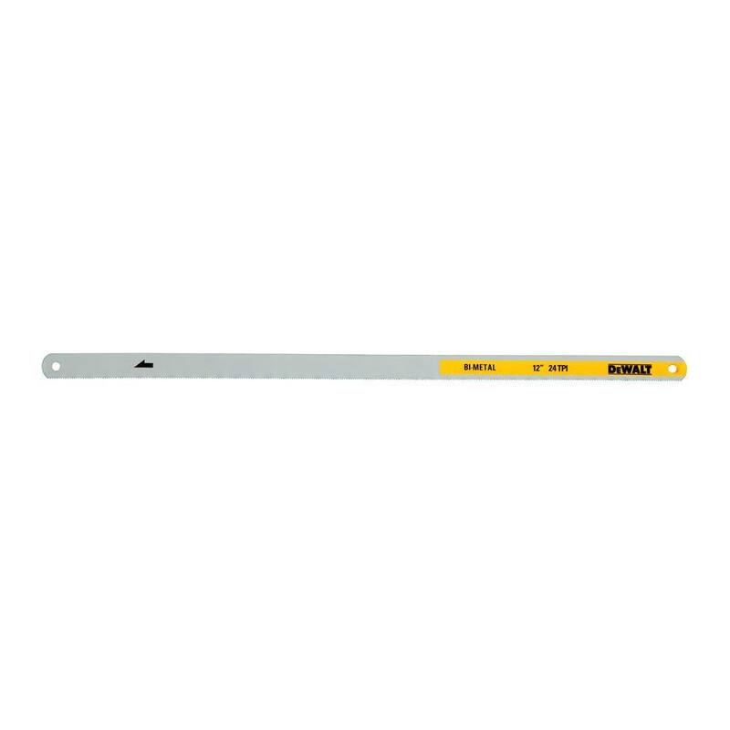 DEWALT 12 in. 24-TPI Bi-Metal Hacksaw Blade (2-Pack) - DWHT20552