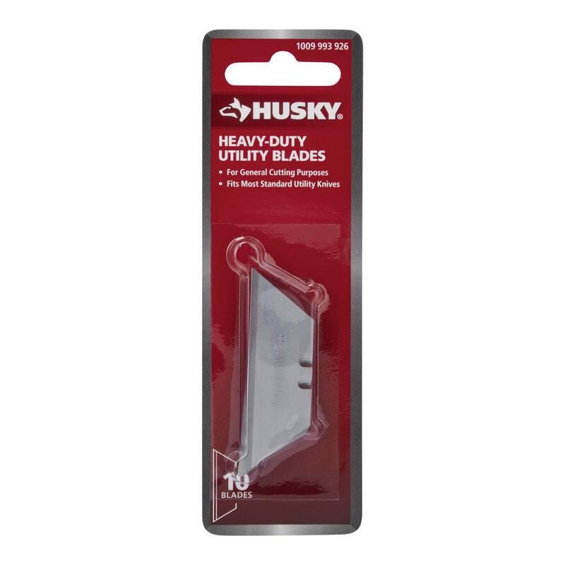 Husky Steel Utility Blades (10-Pack) - 84-0978-0000