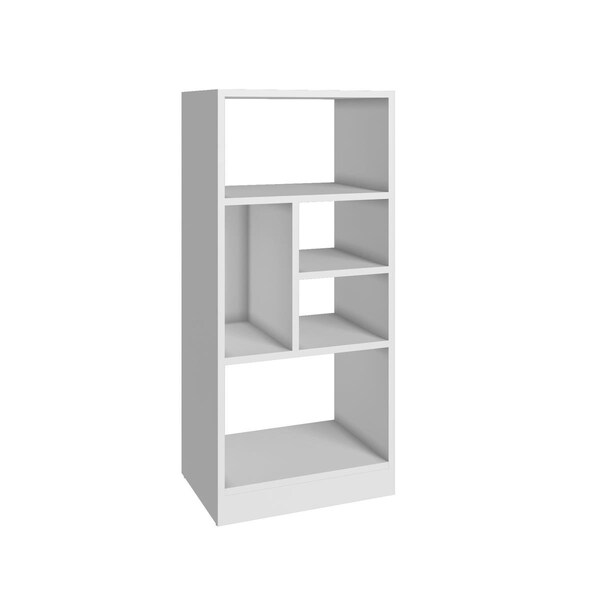 Designed To Furnish Accentuations by Durable Valenca Bookcase 2 with 5-Shelves in White - DE890578