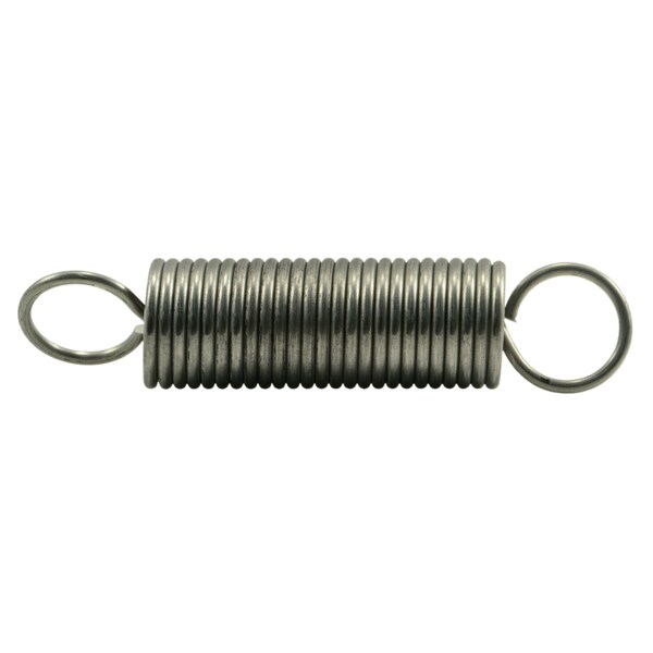 Midwest Fastener 3/4" x 0.080" x 3-1/2" 18-8 Stainless Steel Extension Springs 3PK - 38842