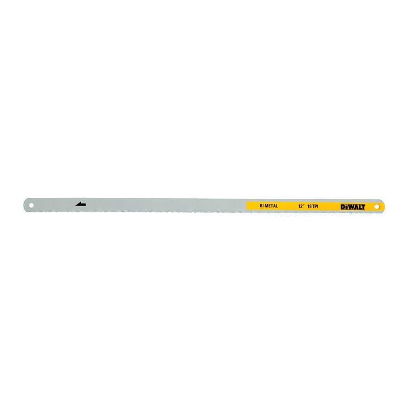 DEWALT 12 in. 18-TPI Bi-Metal Hacksaw Blade (2-Pack) - DWHT20551