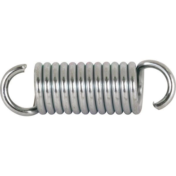 Prime-Line Extension Spring, 1/2 in. x 1-5/8 in. x 0.080 in. Wire Diameter, PK2 - SP 9613