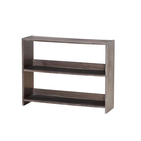 Donco Kids PD-0318DTBS Barn Door Bookcase, Brushed Shadow - PD_0318DTBS