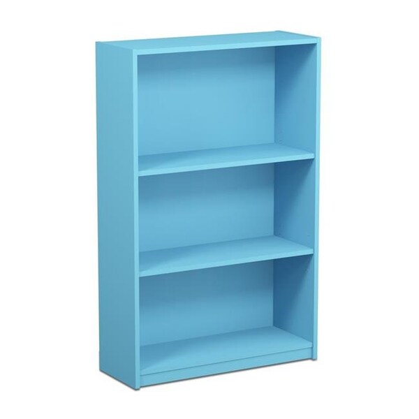 Furinno Furinno 14151R1PI JAYA Simple Home 3-Shelf Bookcase - Pink - 14151R1PI