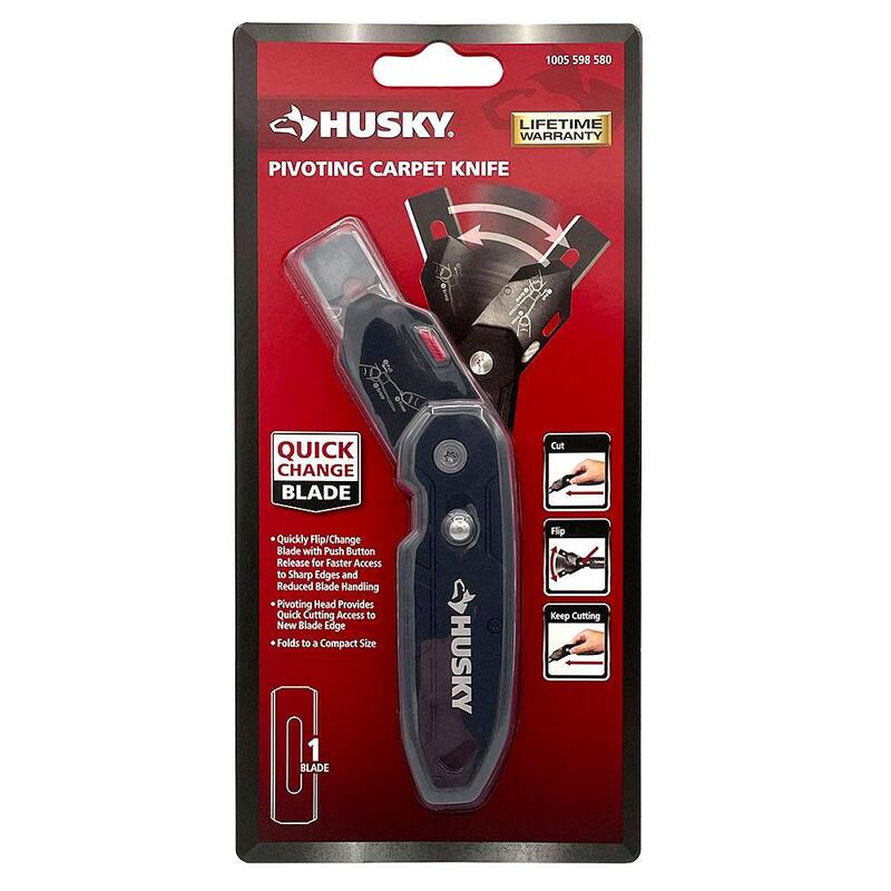 Husky Pivoting Carpet Knife - HKY00048