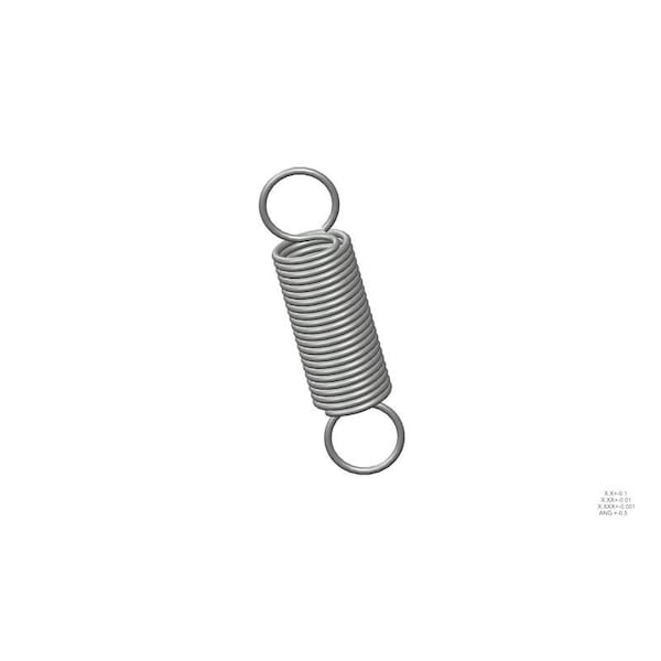 Approved Vendor Extension Spring, O=1.000, L= 4.00, W= .095 - G109967201