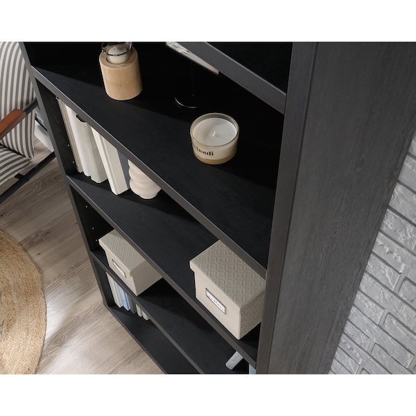 Sauder 5-Shelf Bookcase Rao , Strong and lightweight 1 1/4 in. panel construction for durability - 427262