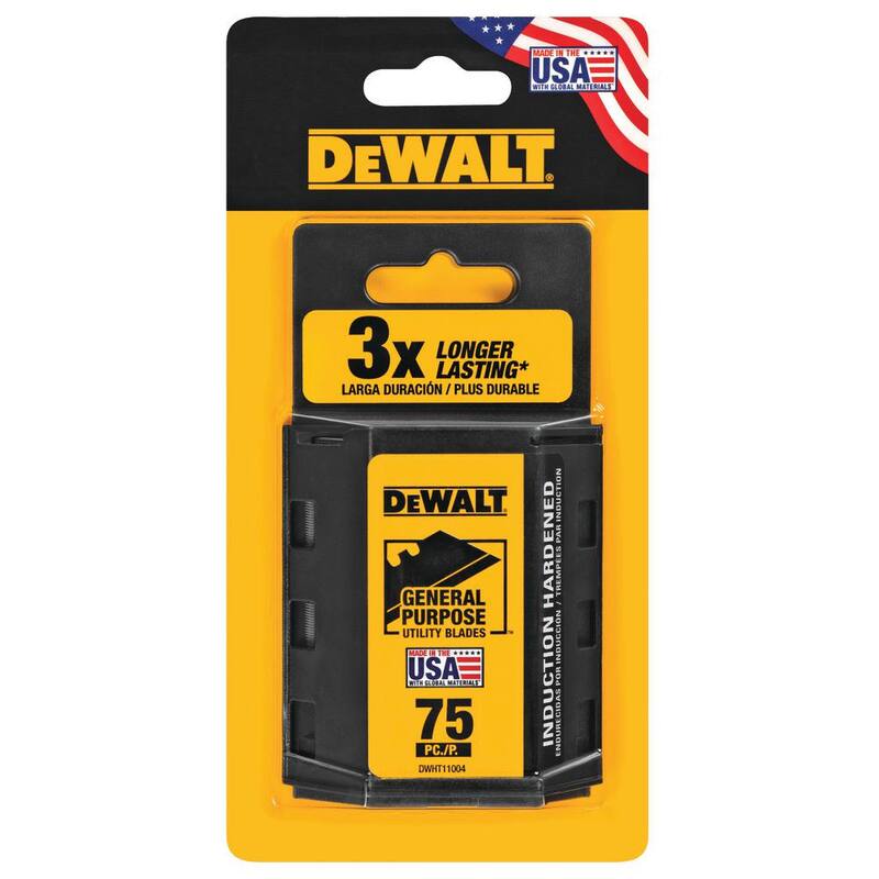 DEWALT Heavy-Duty Blades for Utility Knives (75-Pack) - DWHT11004