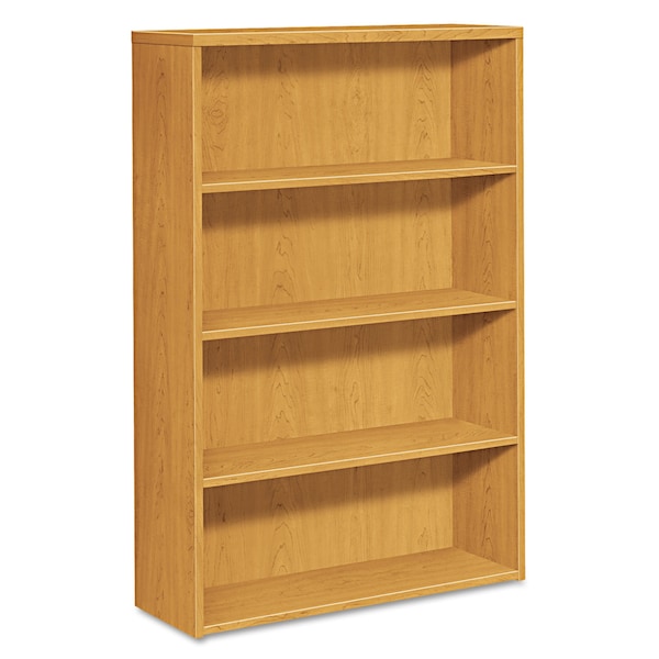 Hon Laminate Bookcase, Four-Shelf, 36w x 13-1/8d x 57-1/8h, Harvest - H105534.CC