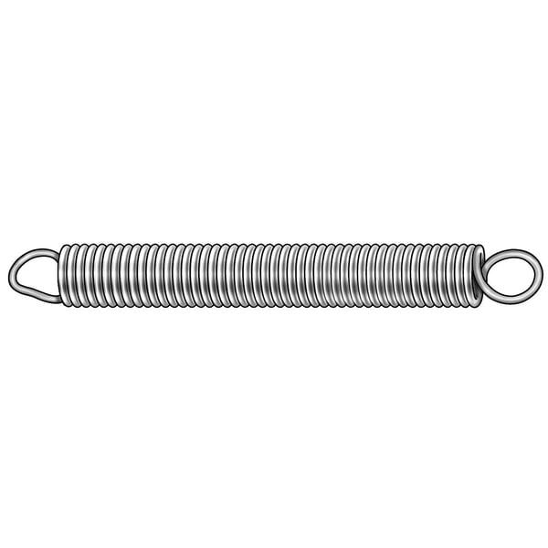 Zoro Select Ext Spring, Ultra Precision, 3 1/2 OAL, PK3 - 1NBN9