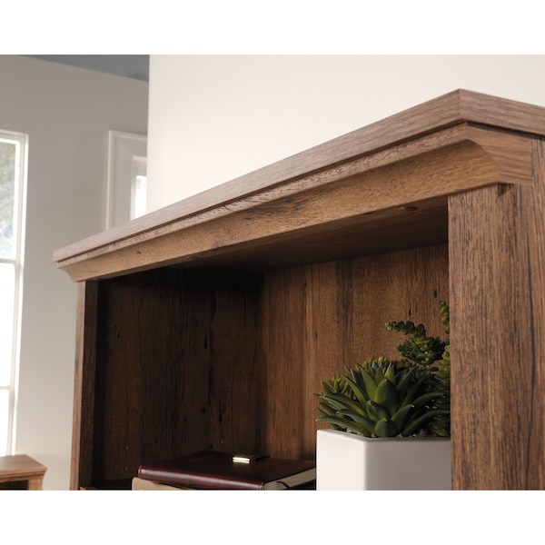 Sauder 5 Shelf Bookcase W/doors Vo , Three adjustable shelves for flexible storage options - 426417