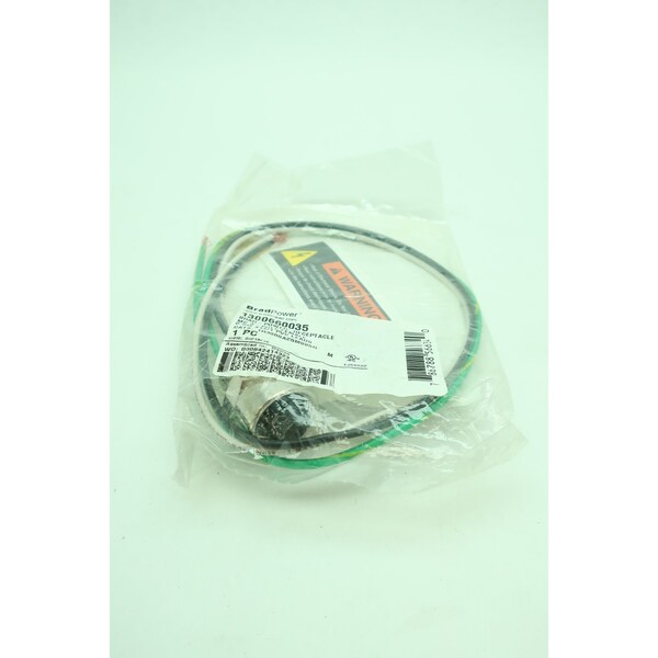 Woodhead WOODHEAD 1R3000A28M005G BRAD POWER FEMALE STRAIGHT 0.5M 3P RECEPTACLE - 1R3000A28M005G
