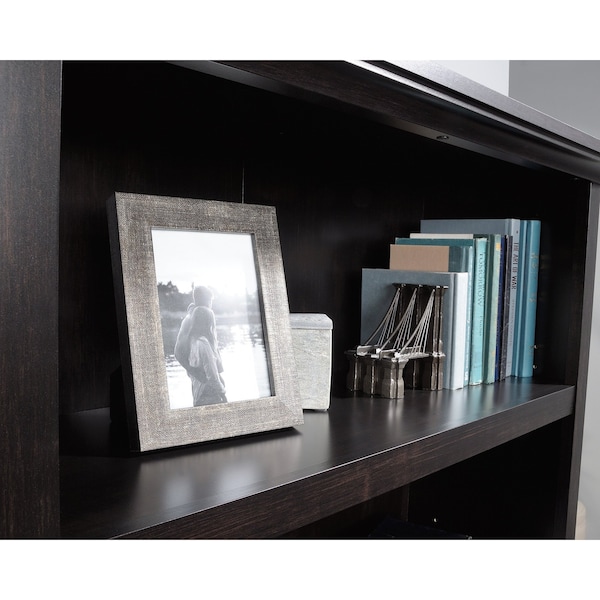 Sauder 5 Shelf Bookcase W/doors Esb , Three adjustable shelves for flexible storage options - 426412