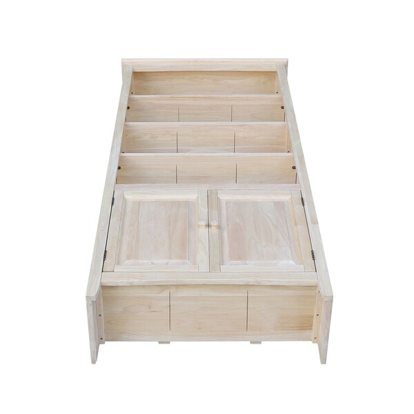 International Concepts Shaker Bookcase, 72"H, Ready to Finish - K-SH-3227A-SH-322D