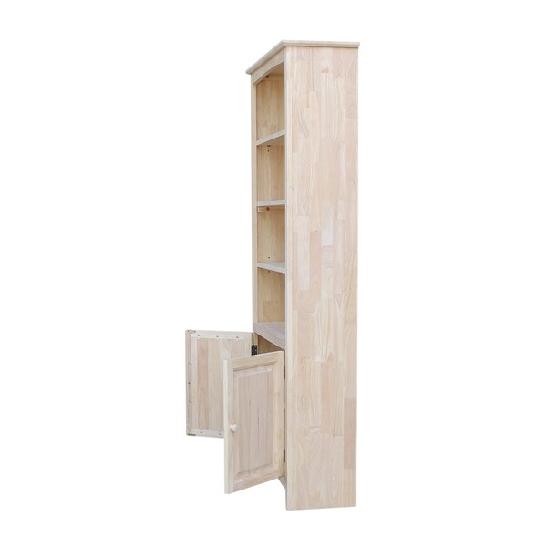 International Concepts Shaker Bookcase, 72"H, Ready to Finish - K-SH-3227A-SH-322D