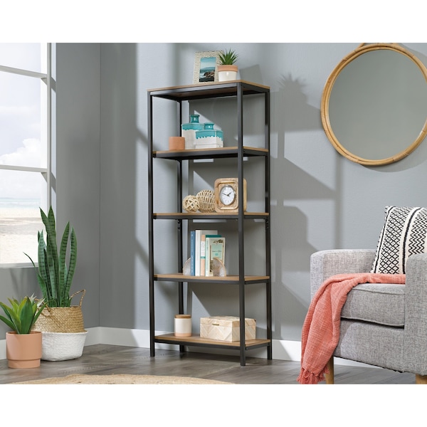 Sauder North Avenue Tall Bookcase Msm , Open shelving for storage and display of your favorite items - 428199